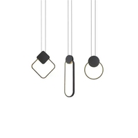 Moderne Simple Salon Île café Table Table À Manger LED Français moderne simple nordique lumière Unique Suspension