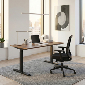 Bureau de direction robuste et moderne en <span class=keywords><strong>bois</strong></span> massif avec tiroirs et gestion des câbles pour les États-Unis - Product Image 4