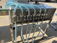 Machine de remplissage automatique de bouteilles de détergent crème à haute viscosité à 6 têtes avec une grande précision 0.5%