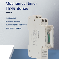TB-45 Saklar Waktu Tipe AC Bertenaga Baterai Pintar dengan Interval 15 Menit 16A 250V untuk Sistem Kontrol Industri
