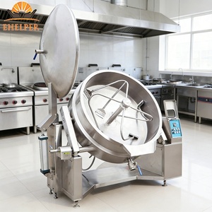 Pentola a vapore con agitatore per caldaia/generatore a vapore 200-600L, pentola di cottura ribaltabile - Product Image 1