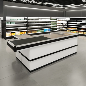 Comptoir de caisse en métal commercial personnalisé populaire <span class=keywords><strong>bill</strong></span> bureau caisse enregistreuse de caisse de supermarché - Product Image 4