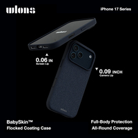 Étui pour 17/17 Pro, revêtement en microfibre, matériau TPU+PC, magnétique/étanche, antichoc, anti-traces de doigts, étuis de téléphone portable 360°