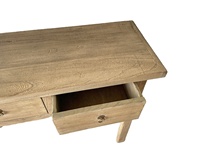 Meubles antiques chinois en gros rustique recycler orme en bois naturel Table Console à deux tiroirs