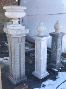 Molde de pilar lateral de balaustrada de cemento de plástico ABS de 80 cm de altura, moldes de decoración de paisaje de hormigón para espacio de vida al aire libre - Product Image 2