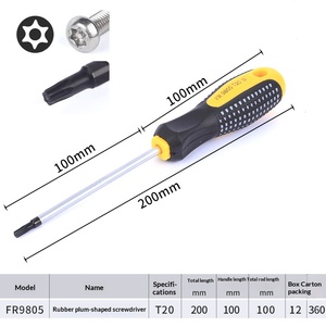 Manico per Cacciavite Fai-da-Te con Finitura Opaca, Forma <span class=keywords><strong>a</strong></span> Stella, Esagonale con Foro, T20 T15 T10 T25, Magnetico e Isolato, Manico Lungo - Product Image 3