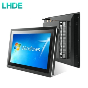 15.6 Inch IP65 Waterproof J4125 J1900 I3 I5 I7 Windows 10 Point Touchscreen All In 1 PC Fanless Panel PC For Industrial