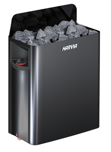 Four à sauna électrique mural <span class=keywords><strong>Harvia</strong></span> en acier inoxydable pour sauna sec, 4,5W 6KW 9KW 220V, modèle Blacksteel, équipement de sauna - Product Image 4
