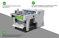 MSKC-930KZ industrielle automatische Dual-Station Handy-Box Karton V Schlitz maschine Geschenk box Karton Einst ech maschine