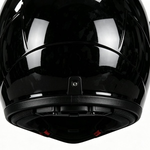 Casque de moto à visière rabattable noir, coque ABS, double visière, homologué DOT, toutes saisons, fermeture rapide, doublure en coton, garantie 1 an - Product Image 6