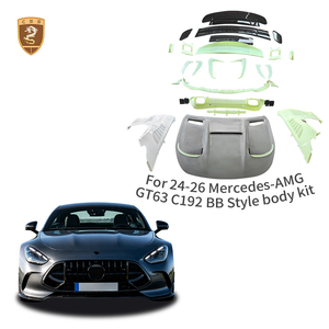 Kit de Carrocería de Fibra de Carbono Estilo BB para Mercedes Benz AMG GT Coupé GT55 GT43 GT53 GT63, Alerón Delantero, Capó, Alerón Trasero - Product Image 3