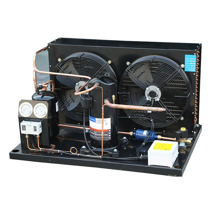 Unità condensatore radiatore aria per cella frigorifera
