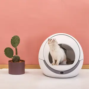Offre Spéciale toilette pour animaux de compagnie automatique intelligente autonettoyante litière pour chats automatique chat toilette bac à litière