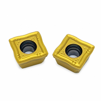 Plaquettes de fraisage rapide à haute vitesse en carbure de tungstène série SOMT pour le perçage de métaux SOMT040204 SOMT050204