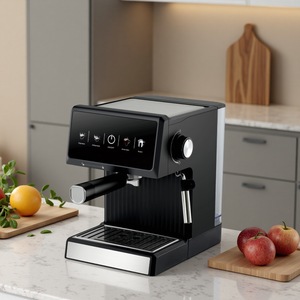 Macchina per Caffè Espresso HY con Montalatte per Cappuccino e Caffè Latte, Pulsante Digitale, Pompa Italiana da 15 <span class=keywords><strong>bar</strong></span> - Product Image 6