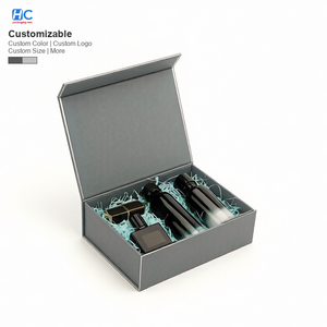 Boîte Cadeau Pliante de Luxe Personnalisée avec Logo, Faible MOQ, en Carton Rigide, Matériaux Recyclés, Impression Quadrichromie, Solution de Branding - Product Image 1