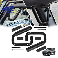 Poignée de barre d'appui en alliage d'aluminium solide avant et arrière de couleur noire ou rouge adaptée aux accessoires de voiture Jeep Wrangler JK JKU 2007-2017