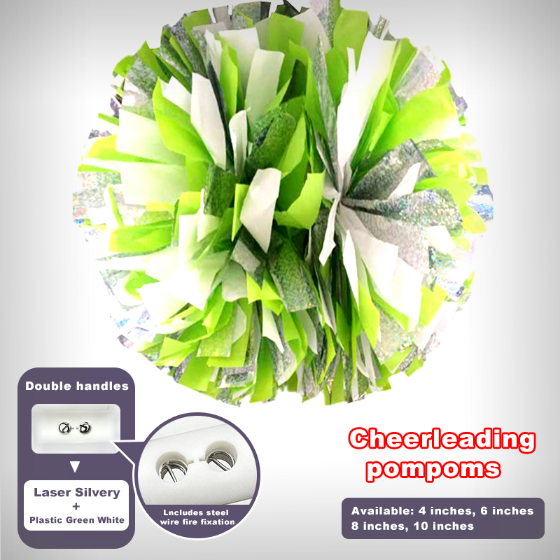 Laser Silvery +Plastic Green White