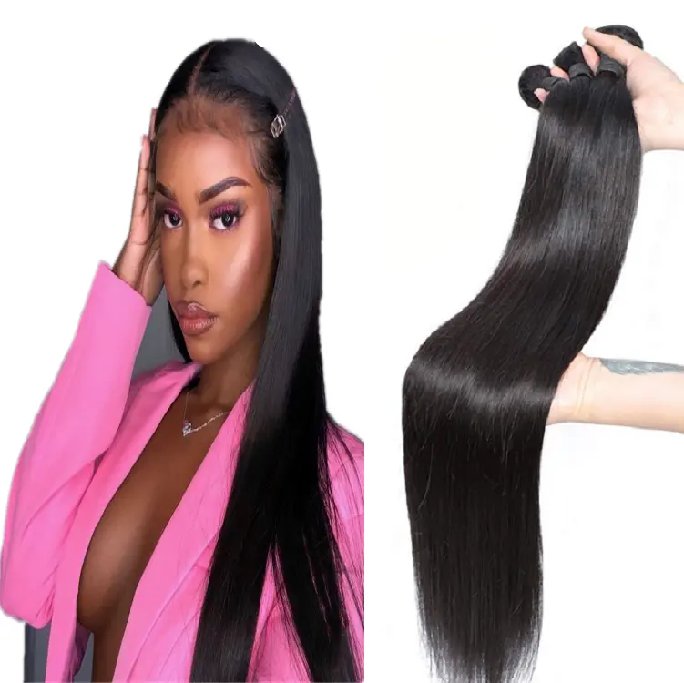 All colors natural straight hair bundles Vietnamese human hair extensions no chemical process cuticle aligned virgin raw hair