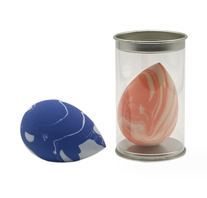 Éponges de beauté sans latex pour le maquillage du visage au prix de gros, avec logo personnalisé, lavables et caractéristiques de mélange, emballage en boîte - Product Image 3