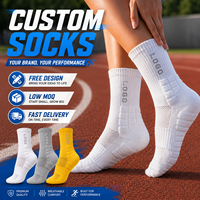 Chaussettes de sport personnalisées avec logo, respirantes, en maille tricotée, pour la course à pied, l'entraînement, la salle de sport et les activités de plein air