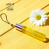 SAGALAG Stylos à Huile pour Cuticules 10ml avec Porte-clés, Logo Personnalisé, Roll-on à Huile pour Ongles, Soin des Cuticules Mini Luxe pour Manucure