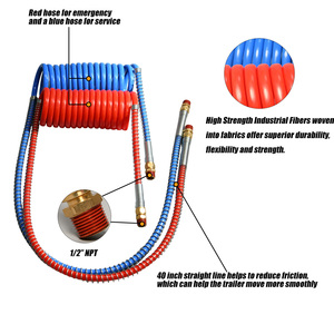Ligne d'air enroulée DOT pour assemblage de tuyaux de frein en nylon pour semi-camions <span class=keywords><strong>nord</strong></span>-américains - Product Image 4