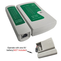 Kit peralatan jaringan, kabel Ethernet 8P 6P Lan Tester Cutter melewati Kit alat tangan RJ45 alat perbaikan