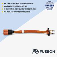 Kabel Tegangan Tinggi XLPE Terperisai Fleksibel Tinggi 600V IP67 untuk Koneksi Inverter Motor EV OEM Kustom