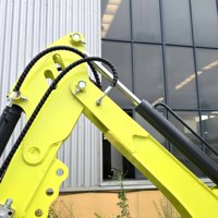 Pengiriman Gratis Excavator Mini Diesel 1 Ton Mesin Bersertifikasi EPA Excavator Crawler untuk Konstruksi, Lanskap, dan Pertanian