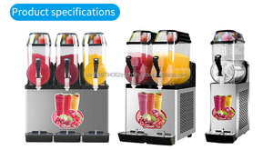 Machine à glace pilée pour boissons congelées commerciales, électrique, 3 réservoirs, machine à smoothies pour boissons congelées à vendre - Product Image 6