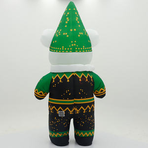 Costumes de mascotte d'ours gonflables à prix compétitif pour la publicité, grandes mascottes d'ours gonflables de 2,2 m pour la scène et la danse - Product Image 6