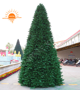 Personnalisé 10ft-66FT LED éclairé grand extérieur haut arbre <span class=keywords><strong>de</strong></span> Noël artificiel avec arc et <span class=keywords><strong>boule</strong></span> construit dans les branches facile à installer - Product Image 4