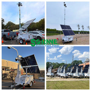 Rimorchio Mobile per Sorveglianza in Cantiere con Pannelli Solari e Telecamera PTZ - Product Image 5