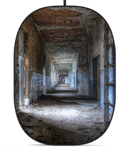 Godox 3D pieghevole sfondo bordo Double sided rendering pittura a olio scena di strada sfondo panno per la <span class=keywords><strong>fotografia</strong></span> di ritratti - Product Image 2