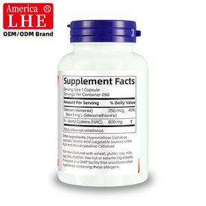 New Arrival Shecome NAC Extract Supporting the <b>Liver</b> Capacity to Process Eliminate Toxins for Men and Women NAC Capsules - Product Image 2