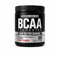 Suplemen Asam Amino BCAA Fermentasi Bubuk untuk Pemulihan Otot Latihan Gym OEM Label Pribadi