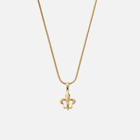 Inspireren Sieraden Vintage Design Rvs Fleur De Lis Hanger Ketting Nieuwe Creatieve Hanger Verloving Sieraden Voor Mannen