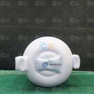 Modelo de taza de café inflable de publicidad de 5 pies con logotipo para promoción publicitaria - Product Image 3