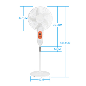 Ventilatore intelligente con supporto da 18 pollici con telecomando più lontano controllo digitale ventilatore da pavimento per camera da letto soggiorno - Product Image 3