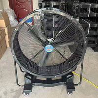 Ventilateur industriel post-type à grand volume d'air et régulation de vitesse, puissant pour le refroidissement en élevage et l'agriculture, Yanggu Blowing