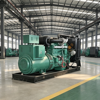 Genset Diesel Terbuka 1350kW yang Disesuaikan untuk Lokasi Proyek Skala Besar, Generator Industri Sinkron Tiga Fasa