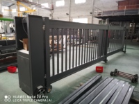 Porte coulissante automatique en aluminium de style école porte coulissante de conception de modèle 3D pour l'entrée principale industrielle utilisation d'hôtel