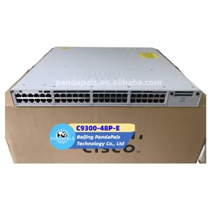 Novo interruptor de catalisador original C9300-48P-E Cisco c9300 10gb 48 portas