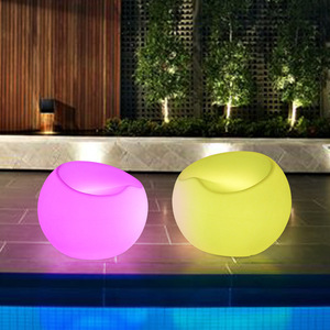 Fauteuil gonflable changeant de couleur, meubles de salon en plastique, canapé lumineux à <span class=keywords><strong>LED</strong></span> - Product Image 1