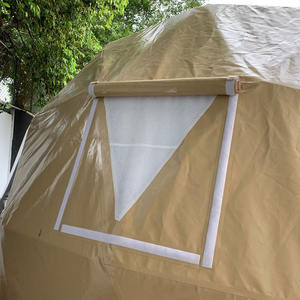 Tente de dôme de glamping géodésique de 6m de diamètre de 28 m² avec fenêtre en <span class=keywords><strong>moustiquaire</strong></span> pour le désert - Product Image 4
