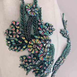 Handmade Tự Làm Hoa Thêu Ren Đính Cho Áo Len Ăn Mặc Với Mô Hình Động Vật Rhinestone Trang Trí Sew-On Made Cảm Thấy - Product Image 2