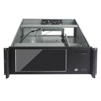 Casing Server Komputer 4U Industrial EATX ATX Dengan Layar Sentuh LCD 11,6 Inci Dan 7 Slot PCIE Full Height