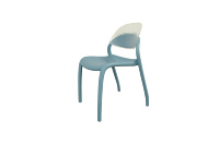 Chaise empilable en plastique moderne - Écologique, durable, légère pour l'utilisation scolaire des élèves