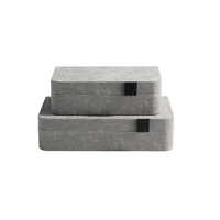 Boîte à bijoux rectangulaire moderne et élégante en métal et MDF, avec texture croco en similicuir, pour rangement sur commode, coiffeuse ou bureau